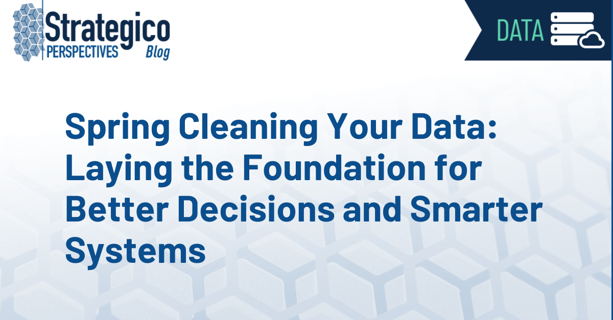 Spring Cleaning your Data for Success